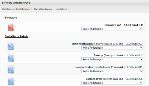 Softwareaktualisierung
